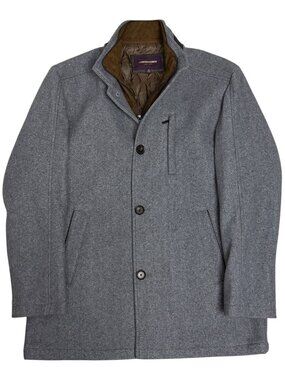 JOHNSTON & MURPHY Pea Coat Soft Business Casual Designer Jacket Mens Medium